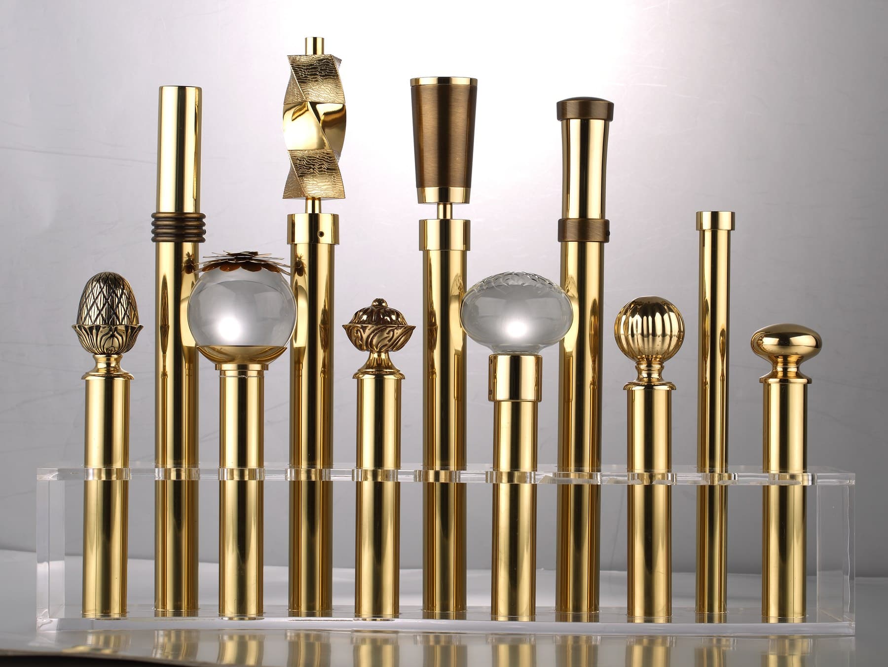 Brass Ø28 mm finial collection