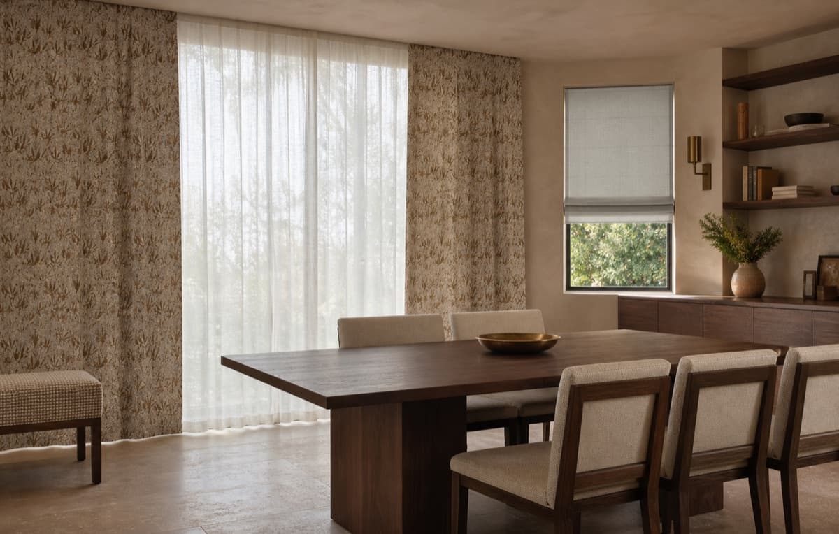 Bamboo Walnut Dining Room